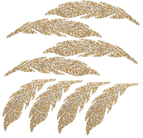 Lurrose 8paare Wasserdichte Rhinestone Aufnäher Dekorative Bügelflicken Für Kleidung Taschen Und Hüte Multifunktionale Applikationen Zur Verschönerung Und Reparatur Leuchtendem