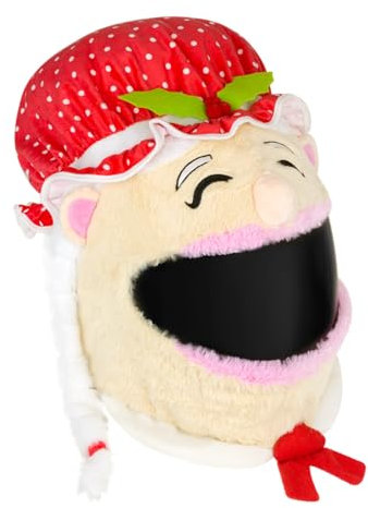 Moto Loot Helmüberzug für Motorradhelm, lustige Fahrten und Geschenke (nur Abdeckung, Helm nicht im Lieferumfang enthalten) - Mrs Claus