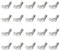 20Pcs Metal M6 Wing Nuts High Strength M6 Wing Butterfly Nut Durable Useful Wing Nuts Assortment Kits Heavy Duty Fasteners Wing Nuts for Threaded Bolts