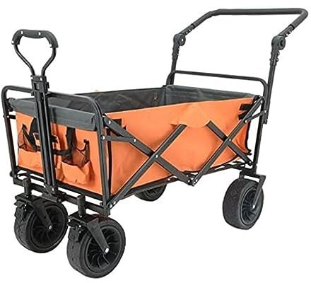 Chariot Pliable Chariot de Plage Chariots Utilitaires Chariot De Jardin Pliant Chariot De Camping Pliable Multifonctionnel Chariot À Roues Universel À 12 Roulements Chariot de Transport Chariot de Jar