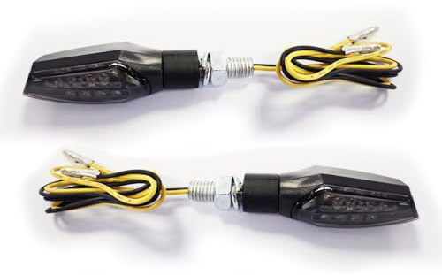 Tenzo-R Universal Motorrad LED Blinker PROTECH smoke mit E-Prüfzeichen