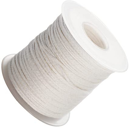 TEHAUX Candle Wick Spool Baumwolle Lange Kerzendochte Für DIY-kerzenherstellung Rauchfreie Geflochtene Dochte Für Säulen Spitzkerzen