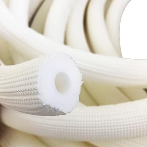 Generic OOJAVBVBP-WHITE-ID:20MM(3/4) Isolierschlauch für Heizung Wasserrohrisolierung Klimaanlage Wärmeisolierung Rohr Schutzschlauch Heizungsrohr Frostschutz (Weiß, ID: 20MM)