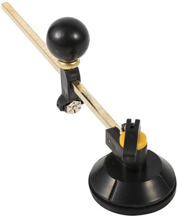 Verstellbarer Kreis-Glasschneider, Professioneller Hobby-Schreibzirkel, Robustes Aluminium, mit Saugnapf für Einfaches Ablesen, 40 cm. Schneiddurchmesser Zum Glasschneiden
