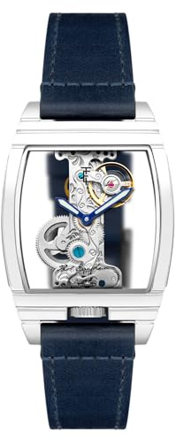 Earnshaw Homme Analogique Automatique Montre Bracelet en Cuir véritable ES-8299-01