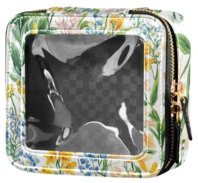 ZRWLUCKY Finland Lily Of Valley Beauty Flowers_64027_3 - Bonita bolsa de maquillaje de viaje transparente para el cuidado de la piel, Finlandia lirio de valle flores de belleza, _64027_3