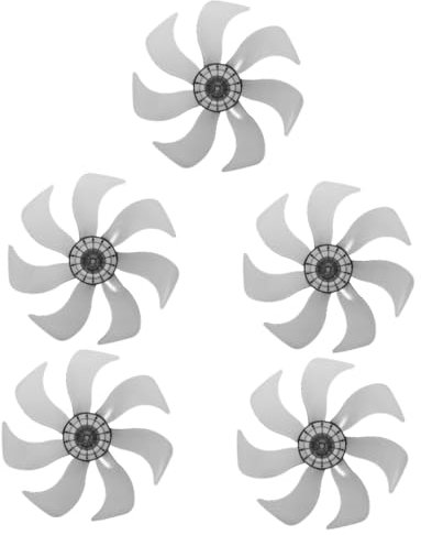 MAGICLULU Lot De 5 Pales De Ventilateur De Rechange Pour Ventilateur Sur Pied