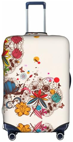 Pidgazdfgv Housse de protection pour valise, housse de protection pour valise, housse de protection pour valise, taille S-XL, blanc, M