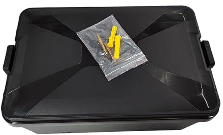 Scatola di giunzione per esterni, scatola elettrica per esterni,Grande scatola elettrica esterna impermeabile - di sicurezza per cavo impermeabile per proteggere presa, spina, timer, presa multipla, l