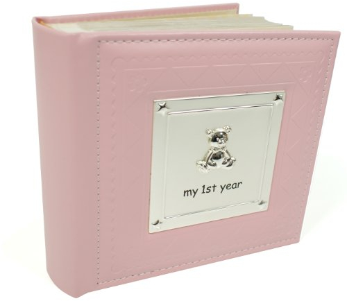 Joe Davies First Year Pink Baby Girl Photo Album Gift 77803, Size 6x4