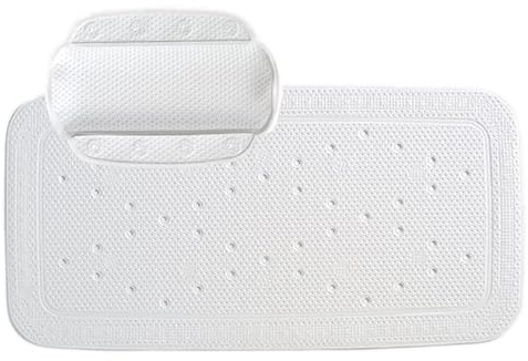 Kleine Wolke Calypso Wanneneinlagen-Set, Weiß, 32x22 cm; 36x72 cm