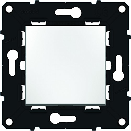 Arnould ARN51010 Interrupteur lumineux 10 A Espace Evolution Enjoliveur Blanc