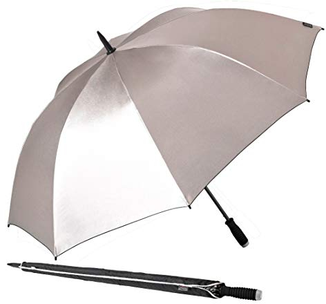 'EUROSCHIRM® Regenschirm Golfschirm, »birdiepal® lightflex«, Euroschirm® silberfarben Durchmesser: ca. 132 cm'