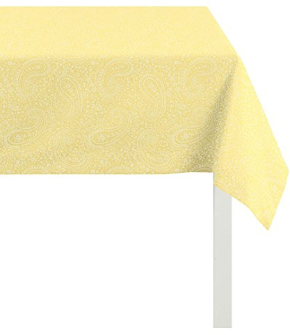 APELT 7907 100X100 50 mitteldecke, Polyester, gelb
