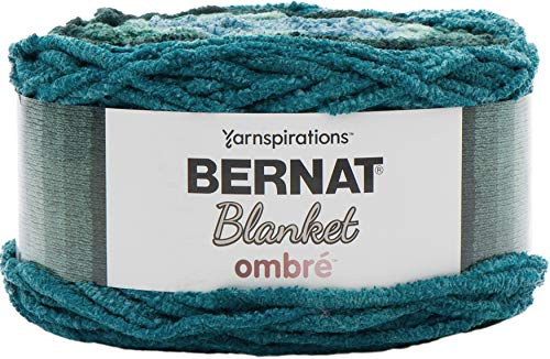 Bernat Blanket Yarn, Ocean Teal Ombre