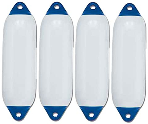 Kit de 4 Guardabarros de Varios tamaños F0 Majones para Barco y neumático náutico empalmes (F0 12 x 45)
