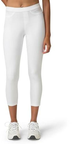 No Nonsense Klassisk denim capri leggings med fickor byxor