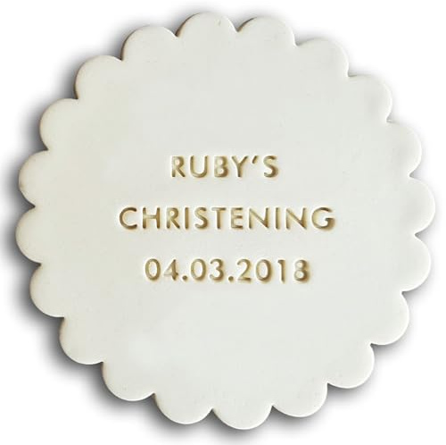 Taufe Personalisierte Keksstempel, Fondant