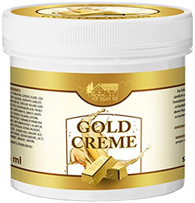 GOLD CREME 125ml Feuchtigkeitscreme mit Colagen Gelee Royal Hautpflege Körper Balsam Salbe Gel 26