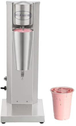 Milchshake Mixer Edelstahl Standmixer Eiweiß Shaker Mixer 650ml, Protein Shaker Elektrisch für Smoothies, Cocktails, Milchshakes u.a. Getränke