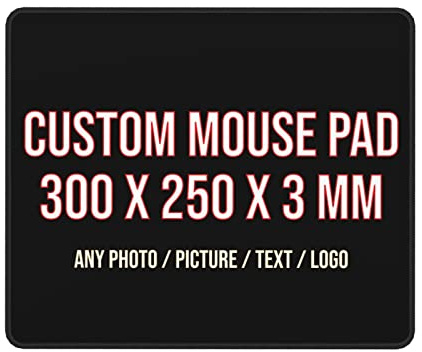 Tapis De Souris Personnalisé Photo 300 X 250 X 3 mm Tapis De Souris De Bureau De Jeu Personnalisée Tapis De Souris avec Logo Texte Image Personnalisée pour Ordinateur Portable Gamer Pc Bureau Maison