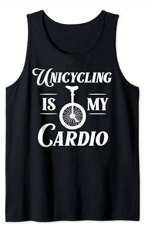 Einrad Fahrrad Lustiges Training Lernen Radfahren Tank Top