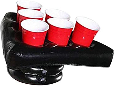 UPKOCH Aufblasbare Hutablage Aus PVC Für Spiele Bierdosenhalter Langlebiges Cartoon-tablett Für Junge Mädchen Und Erwachsene Party Und Festzubehör