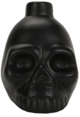 Flkiglm Schreiende Schwarze Totenkopfpfeife, Aztekische Todespfeife, Keramik, Schwarz