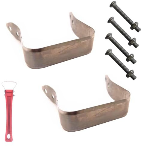 TorSor 2 Pack Bark Peeler Blade Replacement Drawknife U-Shaped Blades for Live Wood Tree Scraper Bark Removal Tool Log Debarking Stripping Grafting Girdling Woodworking Scraping Draw Shave Knife