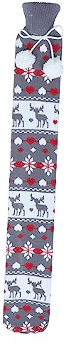 TOVINANNA Bouillotte Sachet Chauffant à Eau Chaude Pochette Chauffante Adorable Peluche Pratique Bande