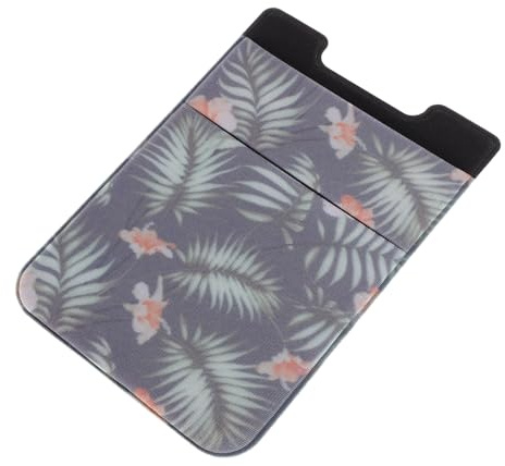 FUNNETOYU Supporto Adesivo Per Carte Da Cellulare Portacarte Slim Autoadesivo Tasca Retro Per Smartphone Organizzatore Di Carte Per Id e Bancomat Facile Da Installare e Portatile