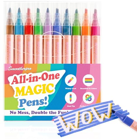 SMOOTHERPRO Zauberstifte 3D Stift für Kinder Magic Mixies 10 Stück
