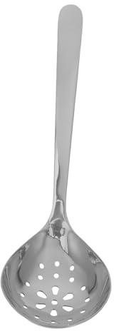 VALICLUD Cuchara Colador de Acero Inoxidable Grande Multifuncional para Cocina y Servicio Utensilio Versátil para Escurrir Servir y Colar Hogar y Profesional