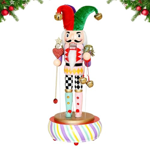Syengery Boîte À Musique Casse-Noisette | Décoration De Noël | Décoration De Fêtes pour Table - pour Collectionneurs Cheminée Bureau Étagère Table De Chevet Adolescents