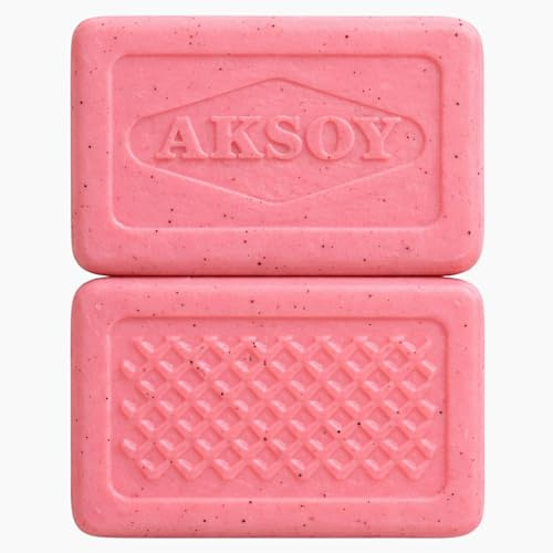 Aksoy 140g Salicylic Acid Soap Bar, Antibacterial & Antifungal Bar for Acne, Blackhead Removal, Face & Body Cleansing, Facial Cleanser, Exfoliating Face Wash, Spot Treatment, Pore Minimizer