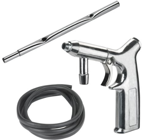Einhell Saugstrahlpistole DSP 226 passend für Kompressoren (6 bar, Luftverbr. ca. 167 l/min, 3 zusätzliche Strahldüsen, Stecknippel, Luftdüse)