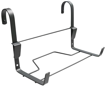 Louis Moulin Support jardinière fer plat classique 35x14 cm - Anthracite - Made in France