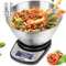 Duronic KS5000 BKSS Báscula de cocina digital de precisión | Bol acero inoxidable desmontable de 2.5L | Pantalla LCD lectura de dígitos fácil | Máx. 5kg | Función tara | Balanza Alimentos Joyas etc