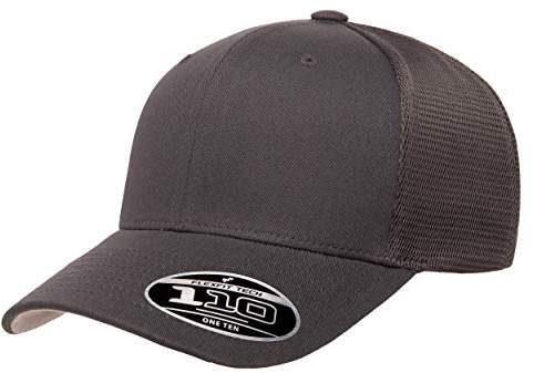 Flexfit herr 110 nät truckerhatt, svart, en storlek, Svart, one size