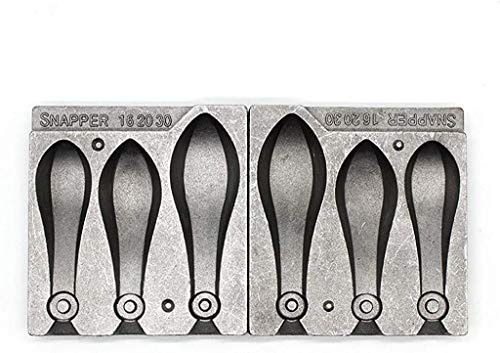 Adygil Banksinker-Form mit 3 Mulden und 16,20,30 g