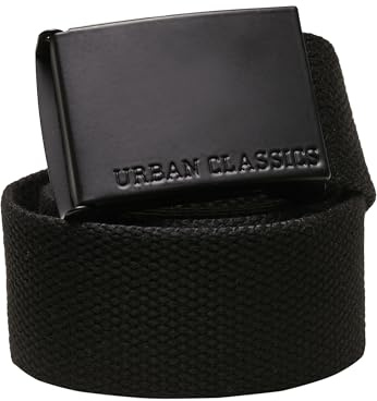 Urban Classics Unisex Coloured Buckle Canvas Belt
