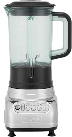 Dualit VortecS Standmixer poliert, 1000 W, 2-Liter-Tritan-Behälter | Smoothie-Maker, 7 Geschwindigkeitsstufen, Eiszerkleinerungsfunktion, BPA-frei, leistungsstarker Motor