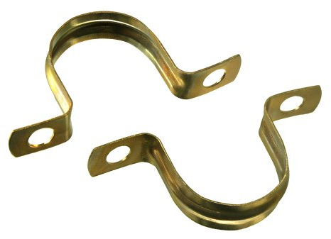 One Stop DIY Kupfer-Klemmen, Rohrschellen, Sattelbandbefestigung für 22 mm Rohrleitungen, 5 Stück