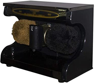 QHYXT Cireuse à Chaussures électrique, cireuse à Chaussures, cireuse à Chaussures électrique pour Lieu Public de Banque d'hôtel à la Maison (Noir)