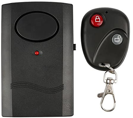 Allarme antifurto a vibrazione senza fili con telecomando, antifurto per bicicletta/bicicletta/motocicletta/auto/veicoli/porte/finestre