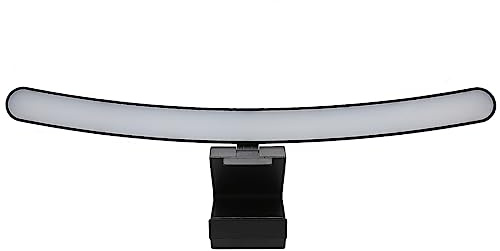 Barra Luminosa per Monitor Curvo, Lampada per Monitor per Computer a 3 Colori con Regolazione Continua della Luce LED di Tipo C Tramite Controllo Tattile