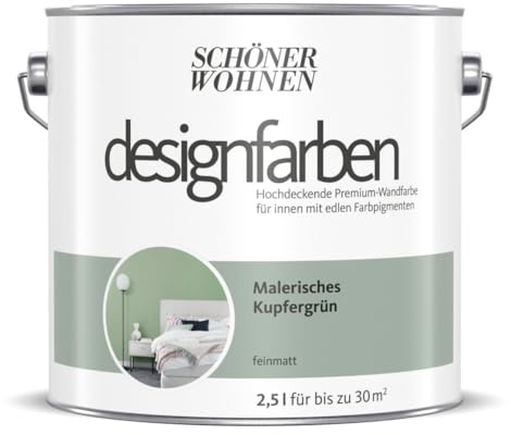Schöner Wohnen Kollektion Designfarbe Malerisches Kupfergrün 2,5l