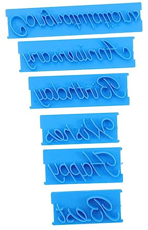 PRETYZOOM 1set Stamps Embosser Per Fondant e Icing Alimentare Per Decorazioni Biscotti e Cupcake Facile e Riutilizzabile