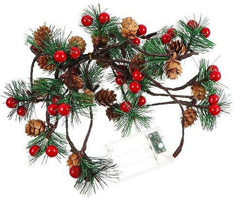 BCOATH 1satz Wasserdichte Lichterkette Mit Kreativen Weihnachtsmotiven Lange Kupferdrahtbeleuchtung Ohne Batterie Für Festliche Dekoration Und Stimmungsvolle Atmosphäre
