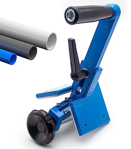 Rohrreibahle – PPR/PE/PVC-Kunststoff Anfaswerkzeug für 3,8–16 cm Rundrohrrohre – Effizientes Gerät für 25–160 mm PVC-Rohre